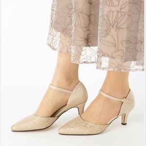 Elegant Beige Women's Heels